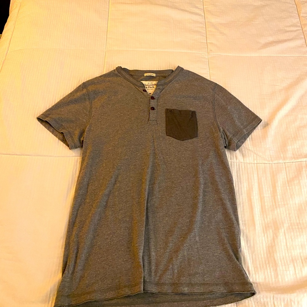 Abercrombie and Fitch T-shirt with black front pocket